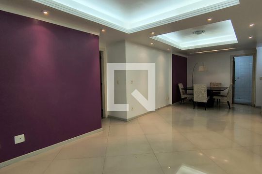 Sala de apartamento para alugar com 3 quartos, 117m² em Recreio dos Bandeirantes, Rio de Janeiro
