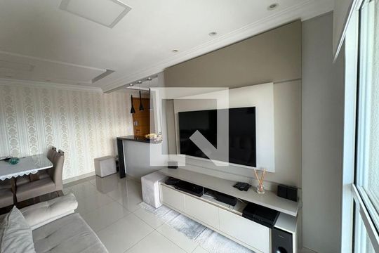 Sala de apartamento à venda com 3 quartos, 77m² em Setor Oeste, Goiânia