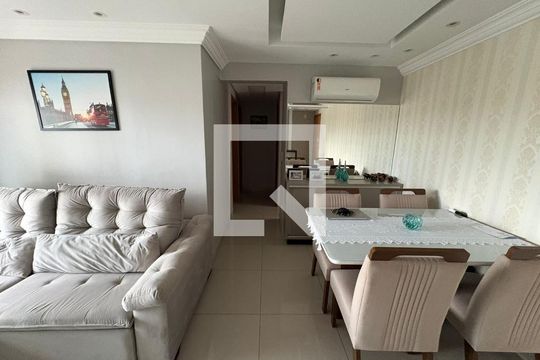 Sala de apartamento à venda com 3 quartos, 77m² em Setor Oeste, Goiânia