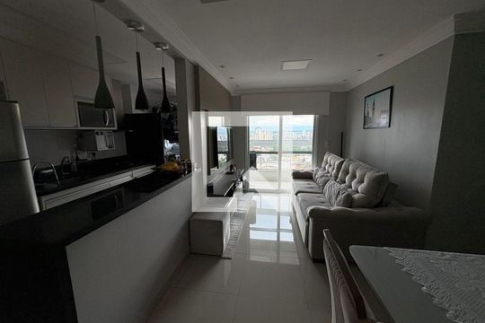 Sala de apartamento à venda com 3 quartos, 77m² em Setor Oeste, Goiânia