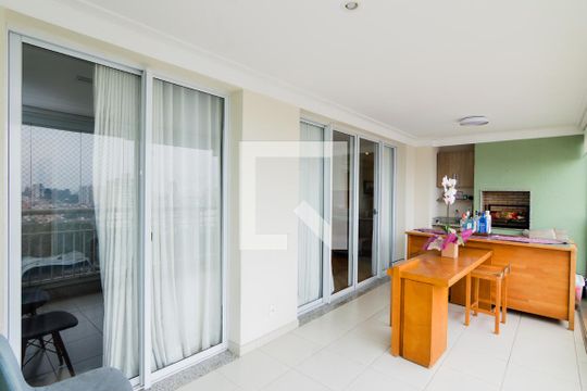 Varanda da Sala de apartamento para alugar com 3 quartos, 93m² em Centro, Guarulhos