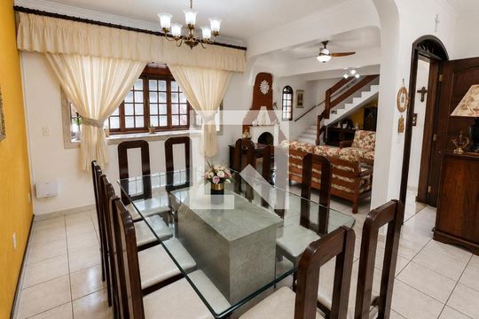 Sala de jantar  de casa à venda com 5 quartos, 300m² em Vila Rui Barbosa, São Paulo