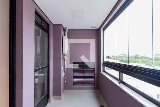 Varanda Sala  de apartamento para alugar com 1 quarto, 46m² em Jardim Guaruja, Sorocaba