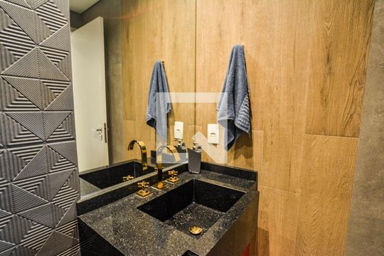 Lavabo de apartamento à venda com 1 quarto, 60m² em Campestre, Santo André