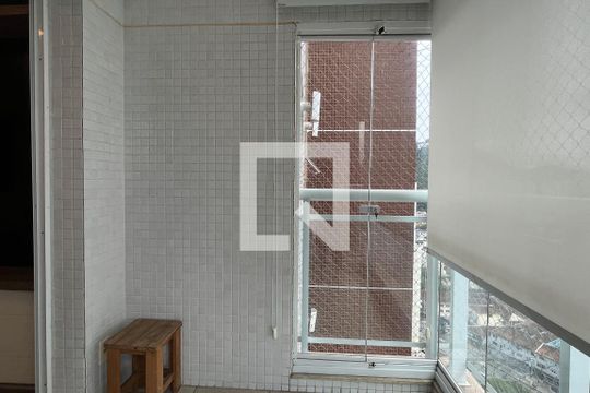 Varanda da Sala de apartamento para alugar com 2 quartos, 64m² em Pompéia, Santos