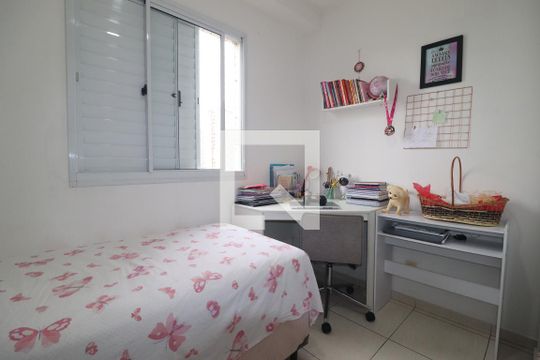 Quarto 2 de apartamento à venda com 2 quartos, 54m² em Vila Alzira, Santo André