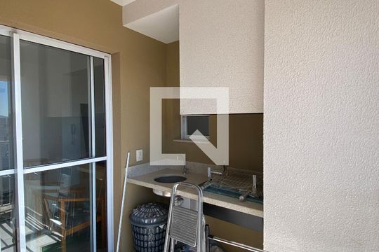 Varanda da Sala/Cozinha de apartamento para alugar com 2 quartos, 50m² em Vila Osasco, Osasco