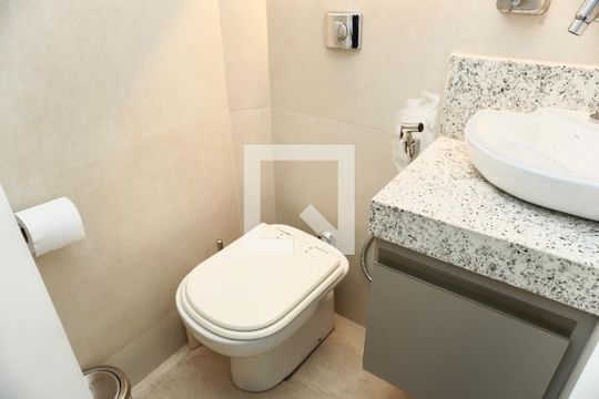 Lavabo  de apartamento à venda com 3 quartos, 90m² em Silveira, Belo Horizonte
