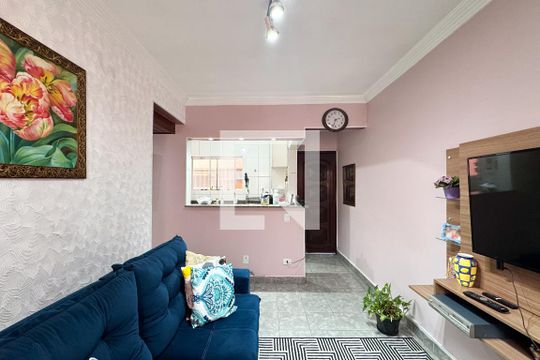 Sala de apartamento à venda com 2 quartos, 58m² em Rudge Ramos, São Bernardo do Campo