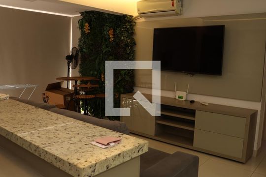 Sala de apartamento à venda com 2 quartos, 60m² em São Francisco , Goiânia