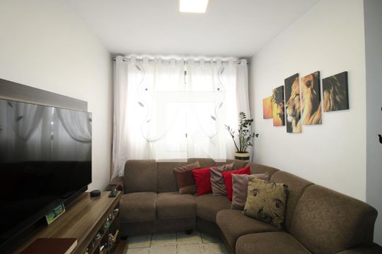 Sala de apartamento à venda com 2 quartos, 52m² em Guaianases, São Paulo