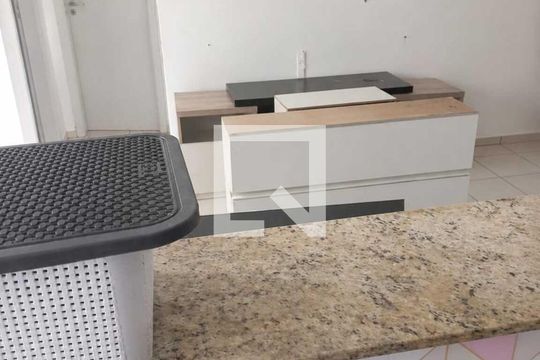 Cozinha de apartamento para alugar com 2 quartos, 45m² em Parque dos Lagos, Ribeirão Preto