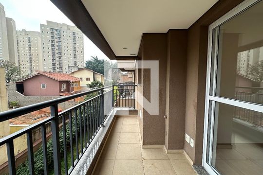 Varanda da Sala de apartamento para alugar com 3 quartos, 77m² em Jardim Tupanci, Barueri