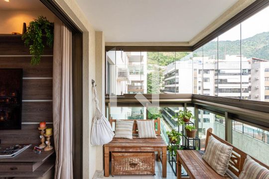 Varanda da Sala de apartamento à venda com 3 quartos, 78m² em Tijuca, Rio de Janeiro