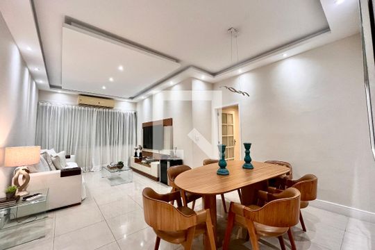 Sala  de apartamento à venda com 3 quartos, 130m² em Leblon, Rio de Janeiro