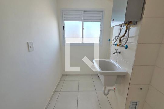 Área de Serviço de apartamento para alugar com 2 quartos, 57m² em Boqueirão, Praia Grande