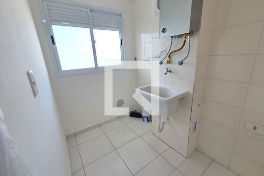 Área de Serviço de apartamento para alugar com 2 quartos, 57m² em Boqueirão, Praia Grande