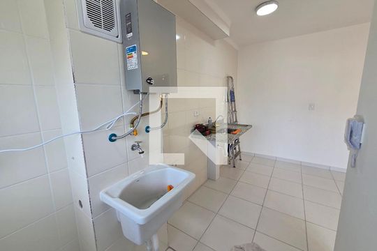 Área de Serviço de apartamento para alugar com 2 quartos, 57m² em Boqueirão, Praia Grande