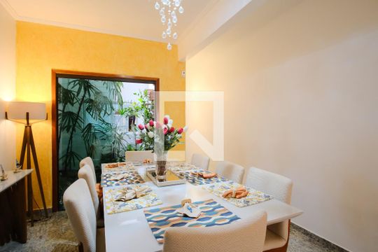 Sala de Jantar de casa à venda com 3 quartos, 216m² em Tatuapé, São Paulo