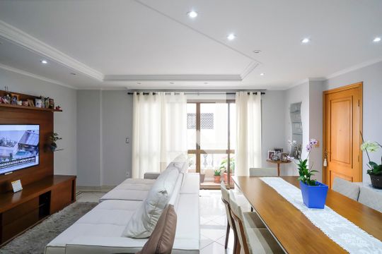 Sala de apartamento para alugar com 4 quartos, 135m² em Santo Antônio, São Caetano do Sul