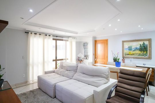 Sala de apartamento para alugar com 4 quartos, 135m² em Santo Antônio, São Caetano do Sul