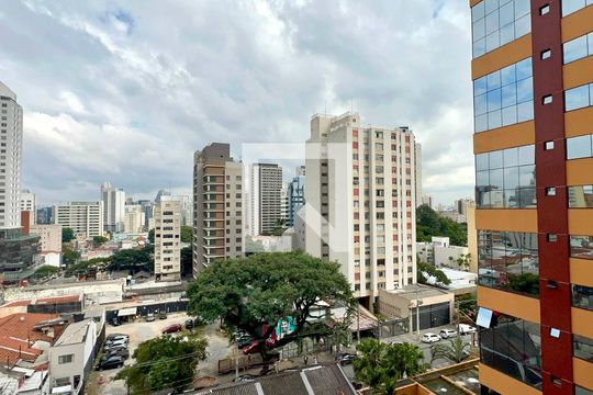 Vista da Varanda de kitnet/studio para alugar com 1 quarto, 25m² em Pinheiros, São Paulo