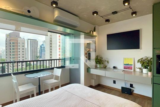 Studio de kitnet/studio para alugar com 1 quarto, 25m² em Pinheiros, São Paulo