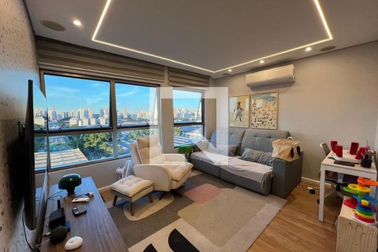 Sala de apartamento à venda com 2 quartos, 70m² em Vila Leopoldina, São Paulo