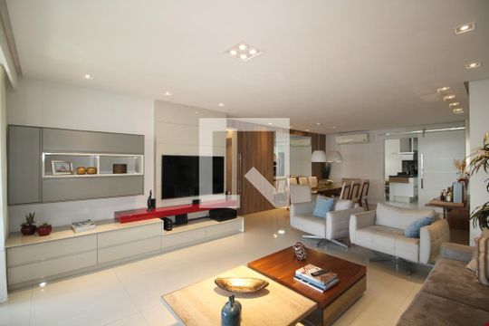 Sala de apartamento para alugar com 4 quartos, 169m² em Barra Olímpica, Rio de Janeiro
