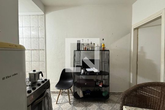 Sala/Cozinha de apartamento à venda com 1 quarto, 30m² em Santa Ifigênia, São Paulo