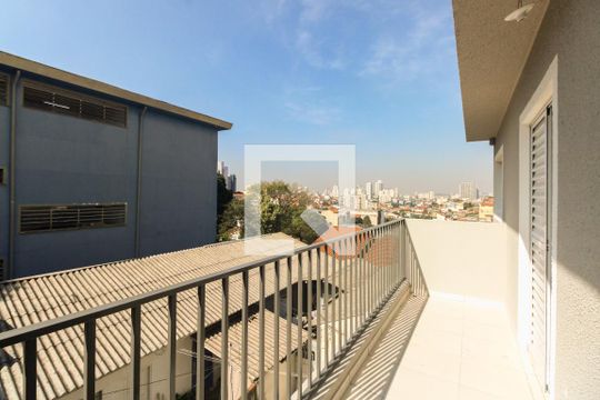 Varanda  de apartamento para alugar com 2 quartos, 62m² em Penha de França, São Paulo