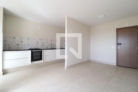 Sala de apartamento para alugar com 2 quartos, 60m² em Morumbi, Uberlândia