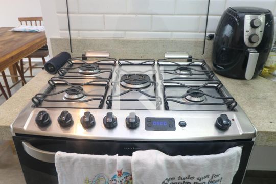 Cozinha de apartamento à venda com 2 quartos, 96m² em Vila América, Santo André