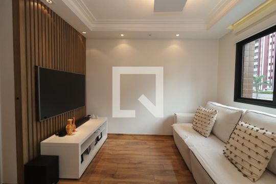 Sala de apartamento à venda com 3 quartos, 117m² em Chácara Klabin, São Paulo