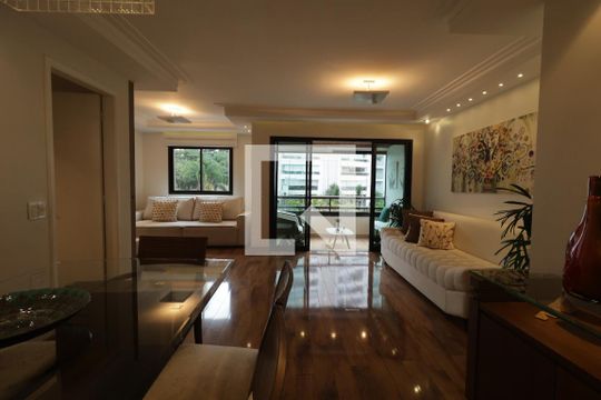 Sala de apartamento à venda com 3 quartos, 117m² em Chácara Klabin, São Paulo