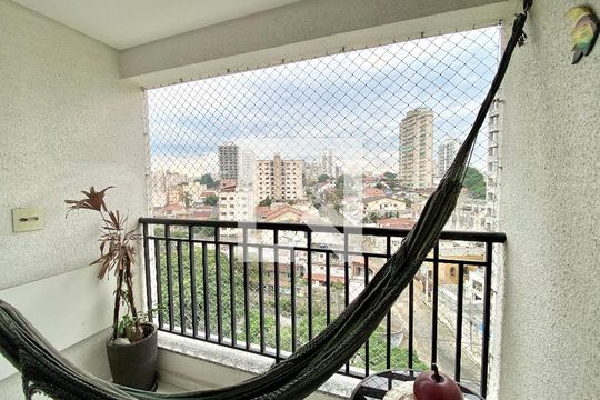Varanda da Sala de apartamento para alugar com 2 quartos, 58m² em Vila Renata, Guarulhos