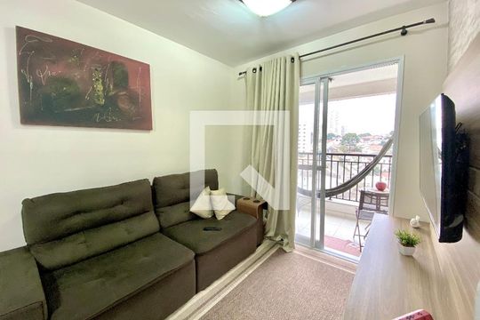 Sala de apartamento para alugar com 2 quartos, 58m² em Vila Renata, Guarulhos