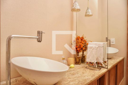 Lavabo  de apartamento à venda com 3 quartos, 93m² em Silveira, Belo Horizonte