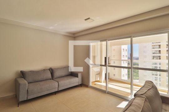 Sala de apartamento para alugar com 3 quartos, 108m² em Jardim Karaíba, Uberlândia