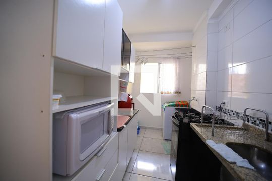Cozinha e Área de Serviço de apartamento à venda com 1 quarto, 40m² em Jardim Jaú (zona Leste), São Paulo