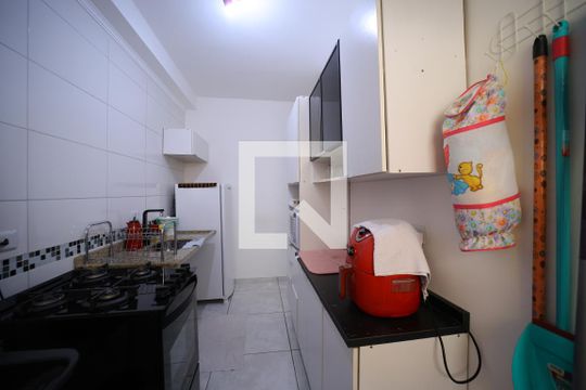 Cozinha e Área de Serviço de apartamento à venda com 1 quarto, 40m² em Jardim Jaú (zona Leste), São Paulo