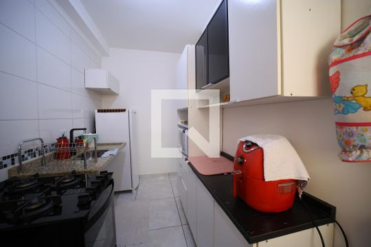Cozinha e Área de Serviço de apartamento à venda com 1 quarto, 40m² em Jardim Jaú (zona Leste), São Paulo