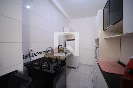 Cozinha e Área de Serviço de apartamento à venda com 1 quarto, 40m² em Jardim Jaú (zona Leste), São Paulo