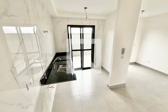 Sala/Cozinha de apartamento para alugar com 2 quartos, 48m² em Vila Paiva, São Paulo