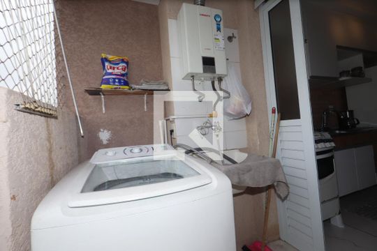 Varanda - Lavanderia de apartamento à venda com 2 quartos, 42m² em Sítio da Figueira, São Paulo
