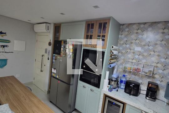 Cozinha de apartamento à venda com 3 quartos, 70m² em Vila Santa Teresa, Santo André