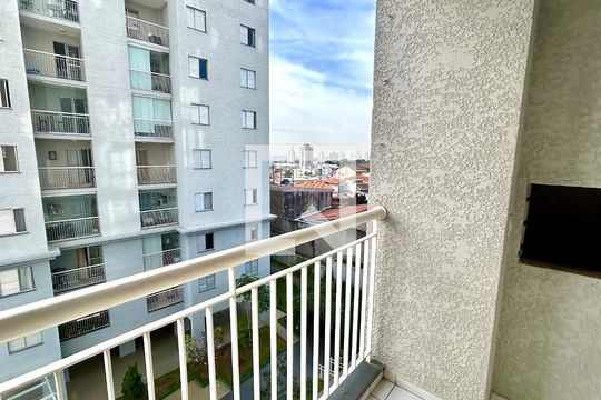 Varanda da Sala de apartamento à venda com 2 quartos, 67m² em Jardim Sao Ricardo, Guarulhos