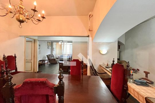 Sala de apartamento para alugar com 3 quartos, 138m² em Leme, Rio de Janeiro