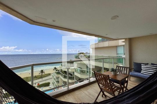 Varanda de apartamento à venda com 1 quarto, 50m² em Recreio dos Bandeirantes, Rio de Janeiro