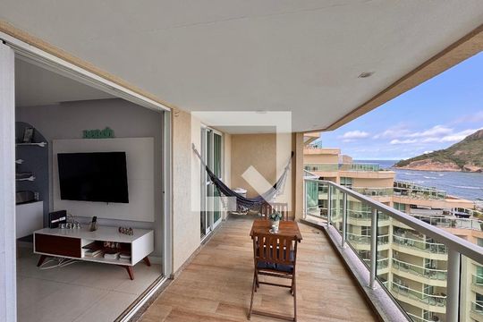 Varanda de apartamento à venda com 1 quarto, 50m² em Recreio dos Bandeirantes, Rio de Janeiro